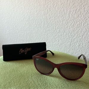 Maui Jim Raspberry Cat Eye Sunglasses